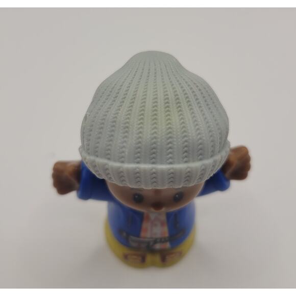 Fisher Price Little People African American Camping Winter Boy Dad Hat - Picture 2 of 6